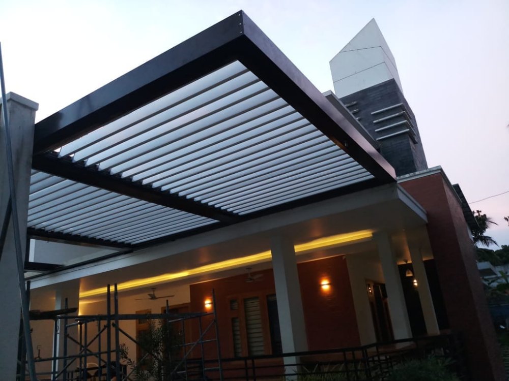 Stylish Louvered Roof For Restaurants By Smart Roof